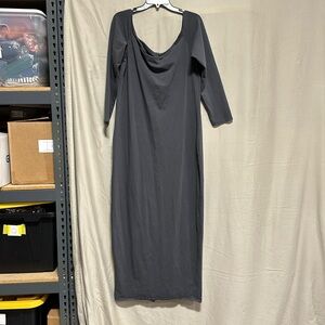 Skims‎ grey vintage off the shoulder maxi dress / Size 4X / Super soft material